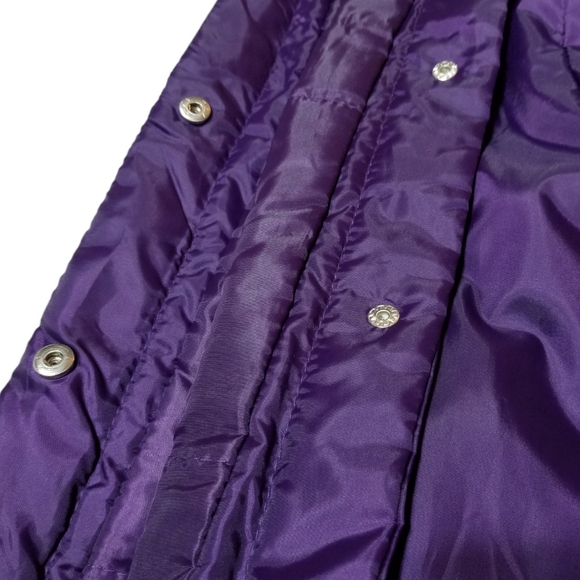 Purple Belted Jacket Woman's Size L - Picture 13 of 14